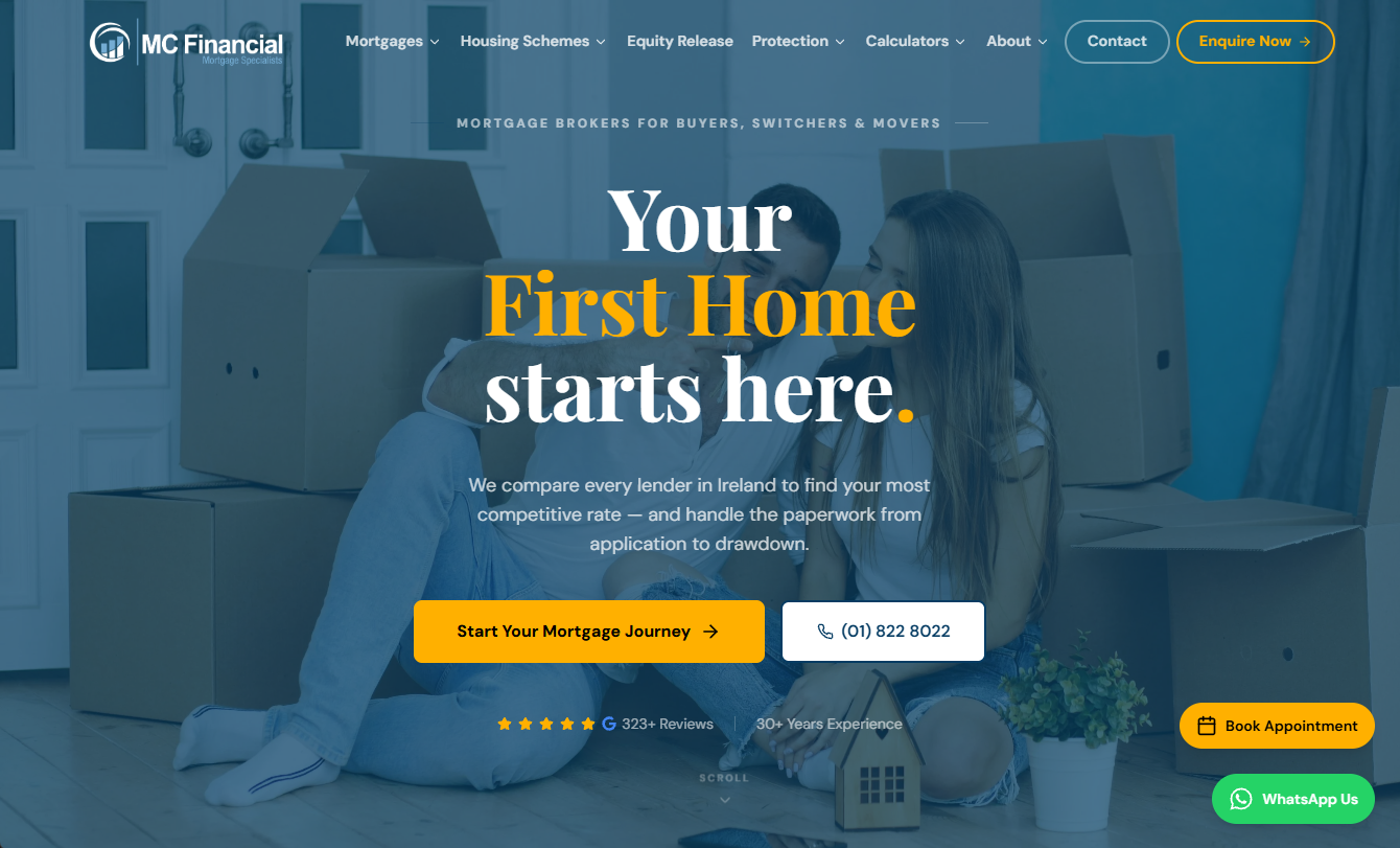 MC Financial website